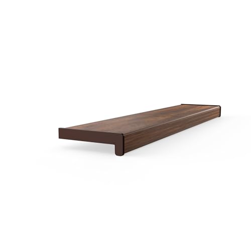 Seiletech.de FENSTERBANK PVC | 25 cm x 90 cm | Nuss | Fensterbrett | für den Innenbereich | Innenfensterbank | Innen | Meterware | Wohnzimmer | Deko | Kunststoff von Seiletech.de
