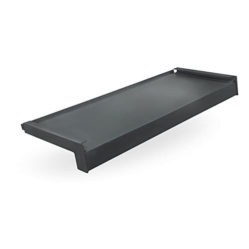 Seiletech.de Fensterbank Aluminium + Pulverbeschichtet | 70 cm | Anthrazit RAL 7016 | Tiefe 30 cm | Wetterfest | Inkl. Alu Endkappen | Fensterbrett | Aussenfensterbank | Fenstersims | Aussen von Seiletech.de