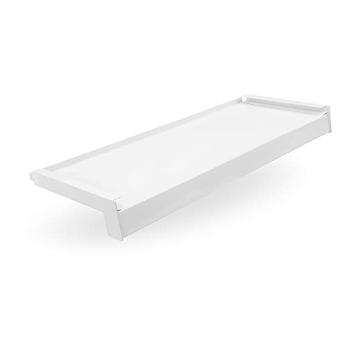 Seiletech.de Fensterbank Aluminium + Pulverbeschichtet | 90 cm | Weiss RAL 9016 | Tiefe 17,5 cm | Wetterfest | Inkl. Alu Endkappen | Fensterbrett | Aussenfensterbank | Outdoor | Fenstersims | Aussen Seiletech.de Fensterbank Aluminium + Pulverbeschichtet | 90 cm | Weiss RAL 9016 | Tiefe 17,5 cm | Wetterfest | Inkl. Alu Endkappen | Fensterbrett | Aussenfensterbank | Outdoor | Fenstersims | Aussen von Seiletech.de
