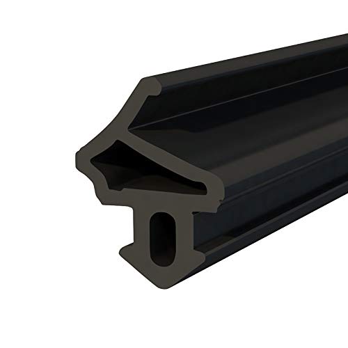 Seiletech.de Fensterdichtung | S-1172 | 5 m | aluplast PVC Fenster Gummidichtug | Schwarz | Zugluftstopper Profildichtung | Gummidichtug Dichtband Kunststofffensterdichtungen von Seiletech.de