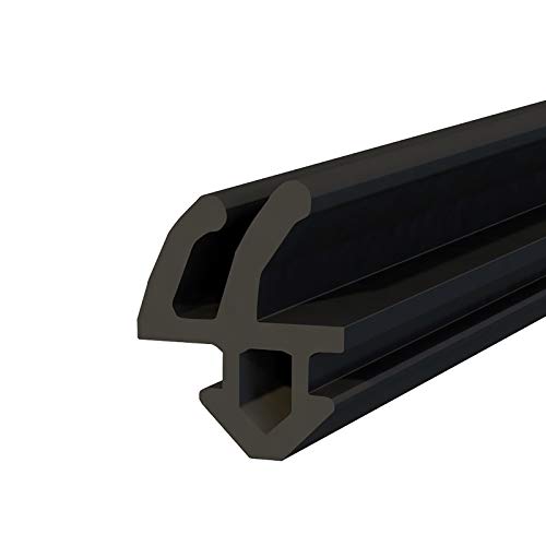 Seiletech.de Fensterdichtung | S-1388 | 10 m | Rehau PVC Fenster Gummidichtug | Schwarz | Zugluftstopper Profildichtung | Gummidichtug Dichtband Kunststofffensterdichtungen von Seiletech.de