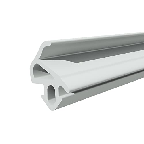 Seiletech.de Fensterdichtung | S-1559 | 1 m | aluplast PVC Fenster Gummidichtug | Grau | Zugluftstopper Profildichtung | Gummidichtug Dichtband Kunststofffensterdichtungen von Seiletech.de