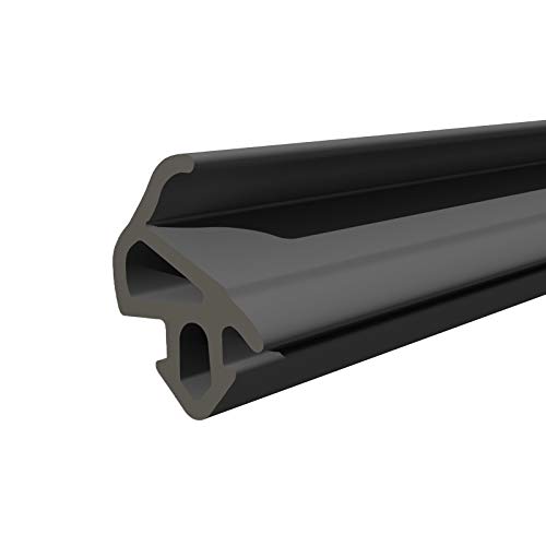 Seiletech.de Fensterdichtung | S-1559 | 5 m | aluplast PVC Fenster Gummidichtug | Schwarz | Zugluftstopper Profildichtung | Gummidichtug Dichtband Kunststofffensterdichtungen von Seiletech.de