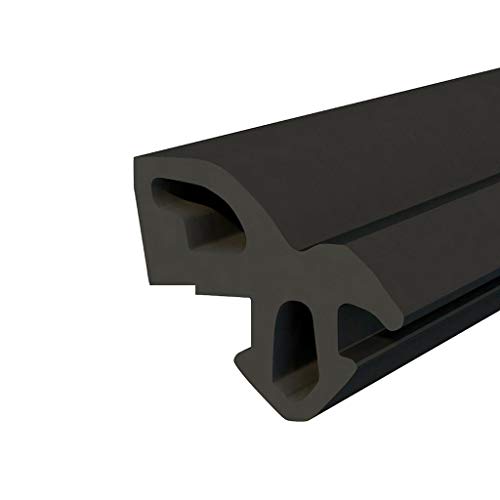 Seiletech.de Fensterdichtung | S-1560 | 5 m | aluplast PVC Fenster Gummidichtug | Schwarz | Zugluftstopper Profildichtung | Gummidichtug Dichtband Kunststofffensterdichtungen von Seiletech.de