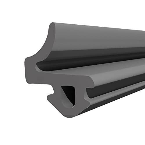 Seiletech.de Fensterdichtung | S-835X | 5 m | VEKA PVC Fenster Gummidichtug | Schwarz | Zugluftstopper Profildichtung | Gummidichtug Dichtband Kunststofffensterdichtungen von Seiletech.de