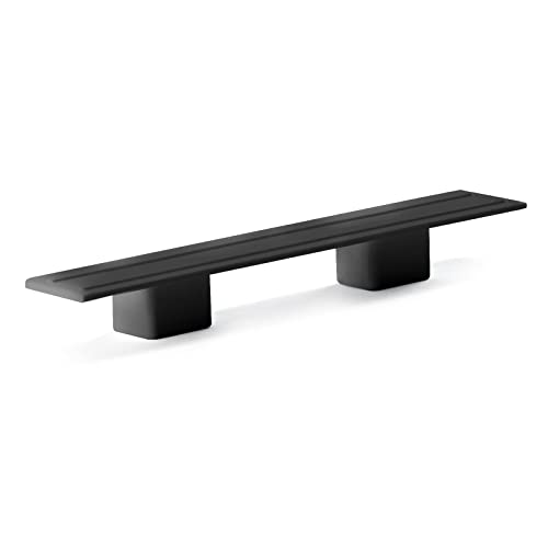 Seiletech.de GARDINENSCHIENE ENDKAPPEN | Set 2 Stück | PVC | 3-läufig | schwarz | Gardinen Schiene Vorhangschienen von Seiletech.de
