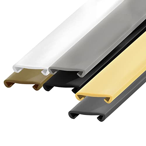 Seiletech.de Handlauf PVC | GOLD | 10m | Treppenhandlauf | Kunststoffhandlauf | Geländer | Profile | Handläufe | Schutz von Seiletech.de