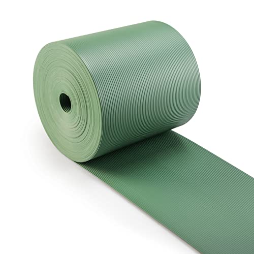 Seiletech.de Sichtschutzstreifen | Grün | 19 cm x 35 m | 450 g/m² | +20 Clips | Zaunfolie | Sichtschutz | Zaunblende | Gartenmaterial | UV-Stabilisierung | Reißfest | PVC Rolle von Seiletech.de