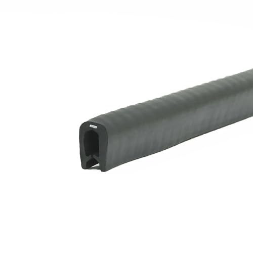 Seiletech.de Türdichtung 1m – universalle Kantenschutzprofil T 4 – Kantenstärken von 2 bis 4mm – Gummi U-Profil mit Stahleinlage – für Autos, Boote, Wohnmobile, LKWs und Heimanwendungen von Seiletech.de
