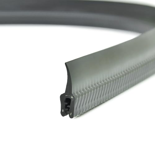 Seiletech.de Türdichtung 5m – universalle Kantenschutzprofil T 45 mit Dichtung oben aus EPDM Moosgummi – Fassungsprofil mit Stahleinlage von 4 bis 6mm – Autodichtung Kofferraumdichtung Bootdichtung Seiletech.de Türdichtung 5m – universalle Kantenschutzprofil T 45 mit Dichtung oben aus EPDM Moosgummi – Fassungsprofil mit Stahleinlage von 4 bis 6mm – Autodichtung Kofferraumdichtung Bootdichtung von Seiletech.de