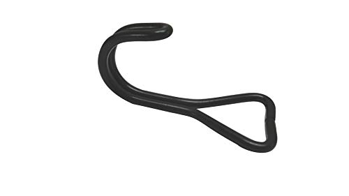 10 Doppelhaken Flachhaken für Expander Gummi Seil Band Gurt bis 22mm breite (10) von Seilwelt