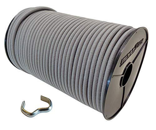 10mm 10m Expanderseil Gummiseil + 10 Seilklemmen mit PE Mantel Gummileine Planenseil Seil Plane in Grau 10mm 10m Expanderseil Gummiseil + 10 Seilklemmen mit PE Mantel Gummileine Planenseil Seil Plane in Grau von Seilwelt