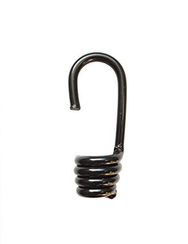 Spiralhaken 6mm 8mm 10mm für Gummiseil Expanderseil Kordel Seil Gummileine elastisches Seil für Planen Boote LKW Fahrrad Zelt Abdeckung Netz (8mm x 100 Stück) von Seilwelt