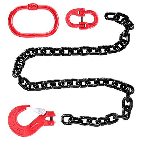 Forstkette Schleifkette 8mm Rückekette - 6m Tragfähigkeit=2000kg SET - Anschlagkette Kettengehänge Krankette Güteklasse 8 Forstkette Schleifkette 8mm Rückekette - 6m Tragfähigkeit=2000kg SET - Anschlagkette Kettengehänge Krankette Güteklasse 8 von Seilwerk STANKE