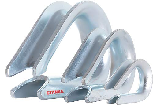 Seilwerk STANKE 10x Kausche Verzinkt 5 mm Drahtseilkausche für Forstseil Windenseil Stahlseil Naturseil DIN von Seilwerk STANKE