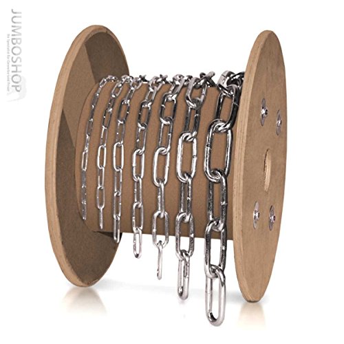 Seilwerk STANKE 5mm 1m Rundstahlkette langgliedrig verzinkt Stahlkette Meterware Eisenkette Seilwerk STANKE 5mm 1m Rundstahlkette langgliedrig verzinkt Stahlkette Meterware Eisenkette von Seilwerk STANKE