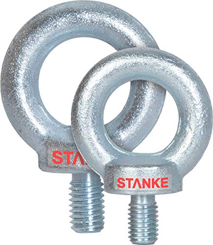 Seilwerk STANKE 5x Ringschrauben M6 Ringschraube 6 mm Ösenschraube verzinkt von Seilwerk STANKE