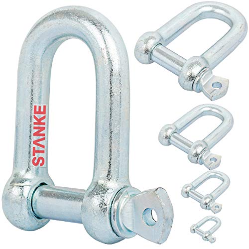 Seilwerk STANKE Schäkel 14mm Rundschäkel verzinkt 650 kg Tragkraft, 1 Stück Seilwerk STANKE Schäkel 14mm Rundschäkel verzinkt 650 kg Tragkraft, 1 Stück von Seilwerk STANKE