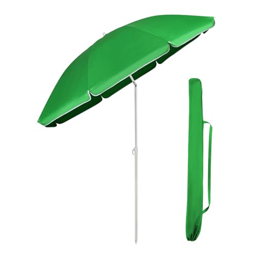 Sekey 180cm GRS-zertifizierter Sonnenschirm für Garten & Terrasse | Höhenverstellbar & Neigbar mit UPF50+ | Wasserdichtes Recycling-Polyester | Windstabil mit 8 Streben Sekey 180cm GRS-zertifizierter Sonnenschirm für Garten & Terrasse | Höhenverstellbar & Neigbar mit UPF50+ | Wasserdichtes Recycling-Polyester | Windstabil mit 8 Streben von Sekey