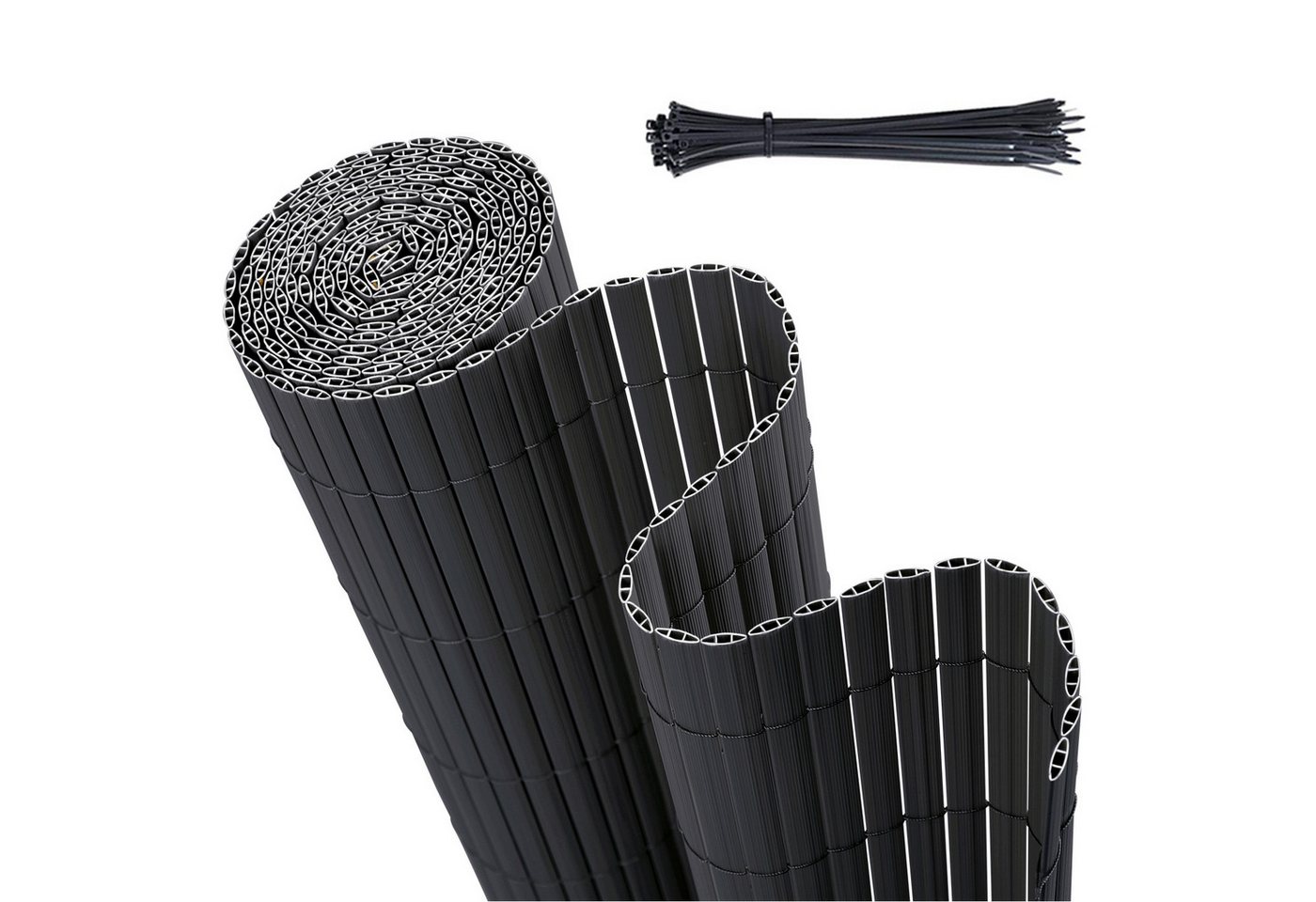 Sekey Balkonsichtschutz PVC Sichtschutzmatte mit verstärkter Konstruktion Sichtschutzzaun Grau Kratzschutz durch erhabenes Muster, Windschutz, Wasserdicht Sekey Balkonsichtschutz PVC Sichtschutzmatte mit verstärkter Konstruktion Sichtschutzzaun Grau Kratzschutz durch erhabenes Muster, Windschutz, Wasserdicht von Sekey
