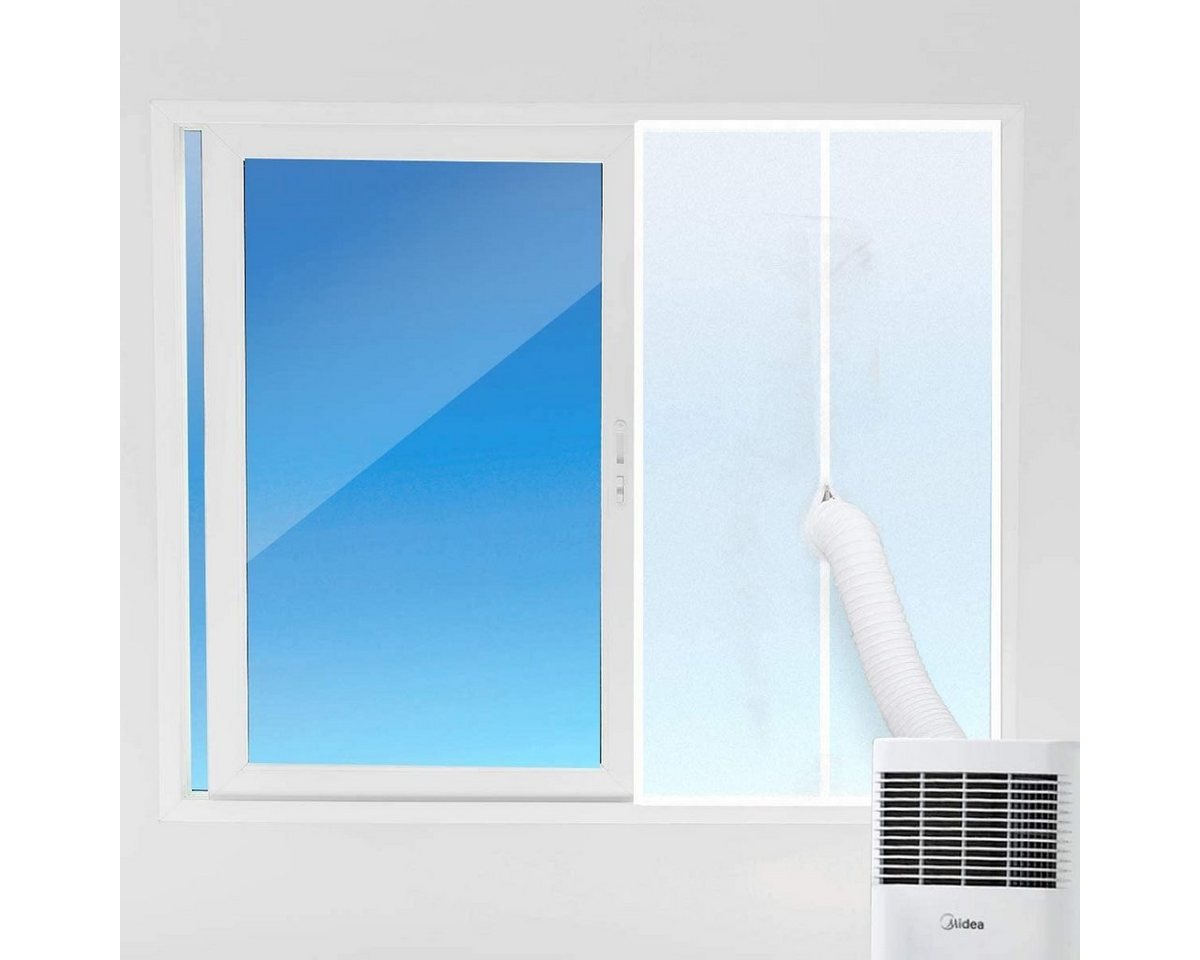 Fensterstopper Fensterabdichtung Mobile Klimageräte, Hot Air Stop für Schiebefenster, Sekey, Anti-Mücken, Wasserdicht, Windabweisend für Wäschetrockner von Sekey