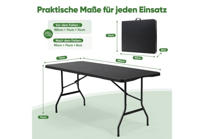 Sekey Klapptisch 180 cm Buffettisch Klappbar von Sekey