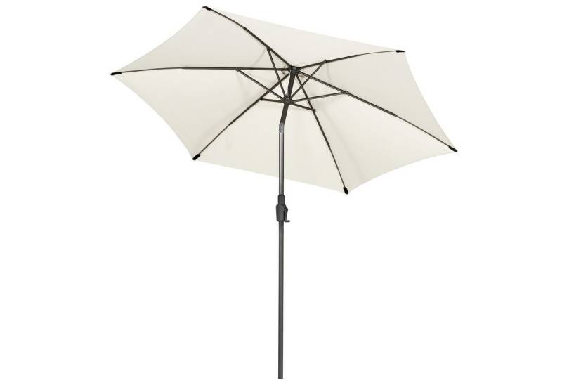 Sekey Sonnenschirm 270 cm Sonnenschirm Gartenschirm Marketschirm – Knickbar im Sitzen, LxB: 270,00x271,00 cm, Sonnenschutz UV50+, Windfest und Stabil, 100% Wasserfest von Sekey