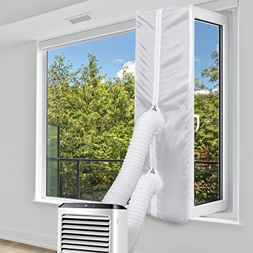 Sekey Tür- und Fensterabdichtung für mobile Klimageräte(560×45 CM),Klimaanlagen,Wäschetrockner,Ablufttrockner,Hot Air Stop zum Anbringen an Balkontüren,Alternative zur Fensterabdichtung von Sekey
