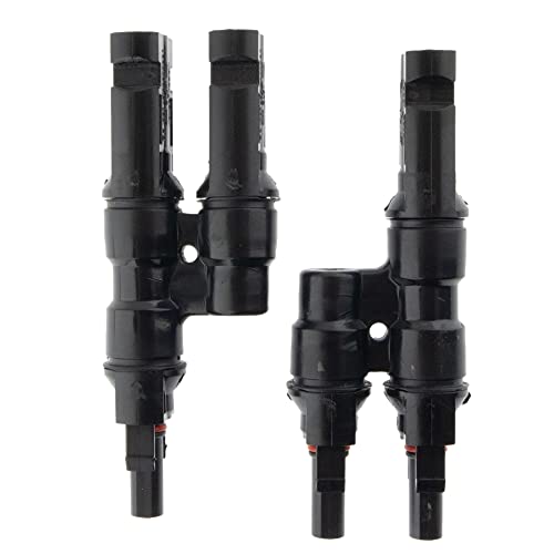 SeKi Y-Stecker 2-fach Y Verbinder / Verteiler / Abzweigbuchsen zur Parallelschaltung von Solarmodulen; SET bestehend aus MMF + FFM; Solar Panel Parallel-Adapter - PV Stecker geeignet für Inselanlagen SeKi Y-Stecker 2-fach Y Verbinder / Verteiler / Abzweigbuchsen zur Parallelschaltung von Solarmodulen; SET bestehend aus MMF + FFM; Solar Panel Parallel-Adapter - PV Stecker geeignet für Inselanlagen von SeKi