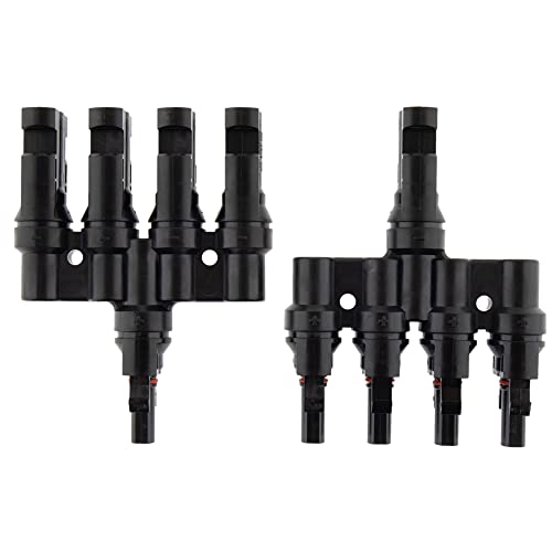 Seki 19307 Y-Stecker 4-fach Y Verbinder / Verteiler / Abzweigbuchsen zur Parallelschaltung von Solarmodulen; SET Zweiteilig; Solar Panel Parallel-Adapter - PV Stecker geeignet für Inselanlagen Seki 19307 Y-Stecker 4-fach Y Verbinder / Verteiler / Abzweigbuchsen zur Parallelschaltung von Solarmodulen; SET Zweiteilig; Solar Panel Parallel-Adapter - PV Stecker geeignet für Inselanlagen von SeKi