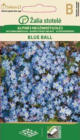 Seklos LT | VERGISSMEINNICHT BLUE BALL | Mehrjährig Pflanze | Blumensamen | Mit langer Blühdauer | 1 Pack von Seklos LT