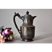 Antike Versilberte Kleine Teekanne Vintage Geschenk Home Decor England von SekulidisAntiques