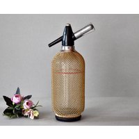 Mittleres Jahrhundert Siphon Flasche Vintage Soda Machen von SekulidisAntiques