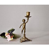 Vintage Bronze Kerzenhalter Wohnkultur Rustikales Dekor Messing Barque Decor Vintage Bronze Kerzenhalter Wohnkultur Rustikales Dekor Messing Barque Decor von SekulidisAntiques