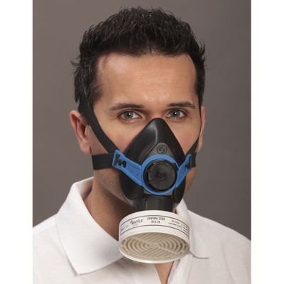 Halbmaske Polimask 330,Gew. 145, 4-Punkt-Bebänderung von Sekur