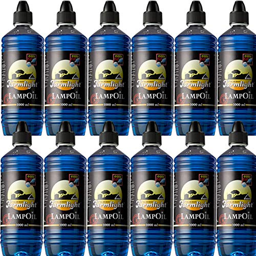 Sel-Chemie Lampenöl Paraffinöl Paraffin 12 Liter Farmlight (Blau) von Sel-Chemie