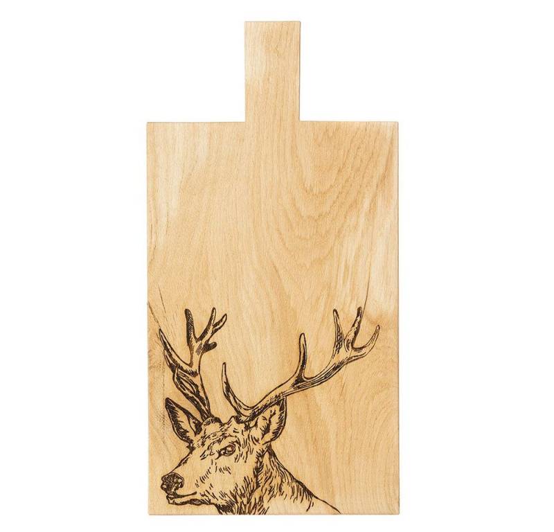Selbrae House Ltd Servierplatte Großes Hirsch-Eichen-Servierpaddel, Schottische Eiche von Selbrae House Ltd