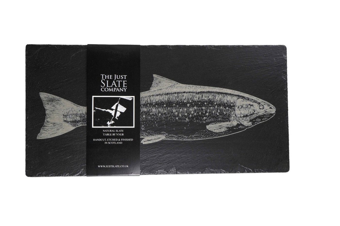 Selbrae House Ltd Servierplatte Servierplatte aus Schiefer, Lachs, Schiefer von Selbrae House Ltd
