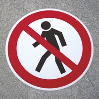 Durchgang verboten, ø 400 mm von Mehlhose