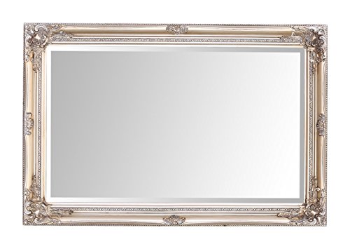 Select Mirrors Rhone Wandspiegel, französischer Vintage-Stil, Rokoko-Stil, Shabby-Chic-Stil, 60 x 90 cm - Antique Champagne von Select Mirrors