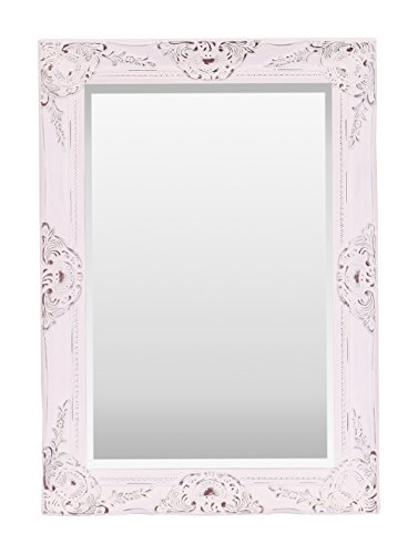 Select Spiegel Haywood Wandspiegel – French Vintage, Rokoko Barock Stil – 50 cm x 70 cm – Chic Home Decor, vintage white, 50 x 70 cm von Select Mirrors