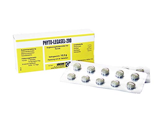 Selectavet Phyto Legasel für Hunde 200mg 30 Tabletten Selectavet Phyto Legasel für Hunde 200mg 30 Tabletten von Selectavet