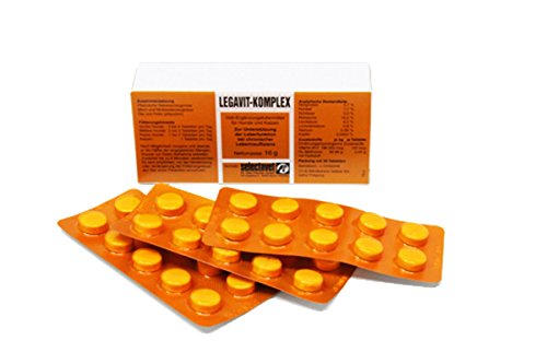 Selectavet LEGAVIT-KOMPLEX | 100 Tabletten | Diät-Ergänzungsfuttermittel für Hunde und Katzen | Zur Unterstützung der Leberfunktion bei chronischer Leberinsuffizienz Selectavet LEGAVIT-KOMPLEX | 100 Tabletten | Diät-Ergänzungsfuttermittel für Hunde und Katzen | Zur Unterstützung der Leberfunktion bei chronischer Leberinsuffizienz von Selectavet