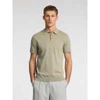 SELECTED HOMME Poloshirt "SLHBERG SS KNIT POLO NOOS", aus Feinstrick von Selected Homme