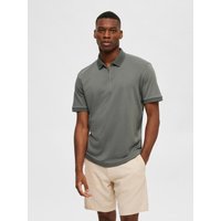 SELECTED HOMME Poloshirt "SLHFAVE ZIP SS POLO NOOS" von Selected Homme