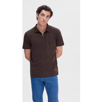 SELECTED HOMME Poloshirt "SLHFAVE ZIP SS POLO NOOS" SELECTED HOMME Poloshirt "SLHFAVE ZIP SS POLO NOOS" von Selected Homme