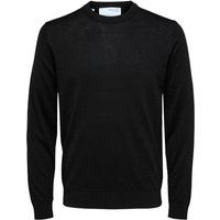 SELECTED HOMME Rundhalspullover "OWN MERINO COOLMAX KNIT" von Selected Homme