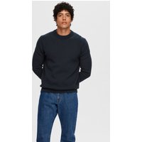 SELECTED HOMME Rundhalspullover "SLHDANE LS KNIT STRUCTURE CREW NECK NOOS" von Selected Homme