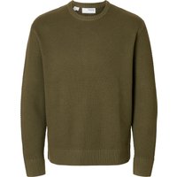 SELECTED HOMME Rundhalspullover "SLHHENNY LS KNIT RELAXED CREW NECK D" von Selected Homme