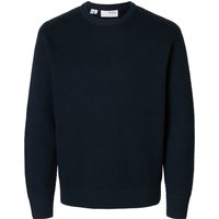 SELECTED HOMME Rundhalspullover "SLHHENNY LS KNIT RELAXED CREW NECK D" von Selected Homme